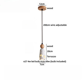 Celako™ Tivori Pendant Light | Travertine Dining Room Lighting