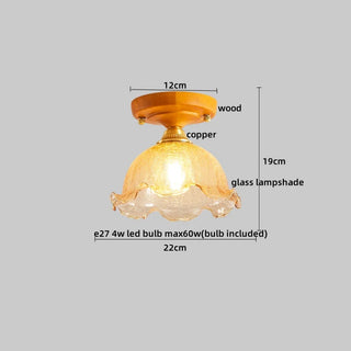 Celako™ Hinoko Ceiling Light | PVC Vintage Bedroom Lighting