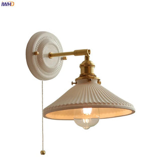 Celako™ Cerena Wall Light | Ceramic Bedside Lighting