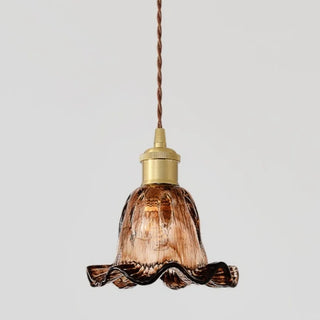 Celako™ Ambrelle Pendant Light | Glass Bedroom Lighting