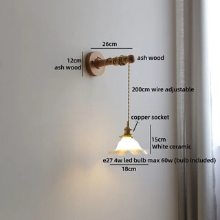 Celako™ Vitrae Wall Light | Glass Hallway Lighting