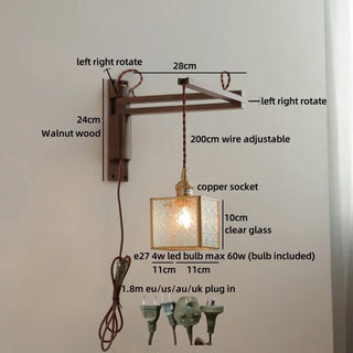 Celako™ Aureole Wall Light | Glass Living Room Lighting