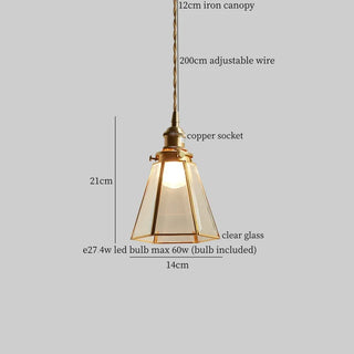 Celako™ Serelune Pendant Light | Glass Bedroom Lighting