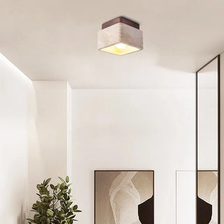 Celako™ Caluma Ceiling Light | Yellow Travertine Vintage