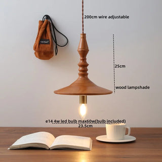 Celako™ Mokura Pendant Light | Wood Bedroom Lighting