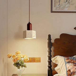 Celako™ Tiberis Pendant Light | Yellow Travertine Kitchen Island Lighting