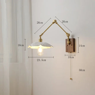 Celako™ Celia Wall Light | Ceramic Bedside Lighting