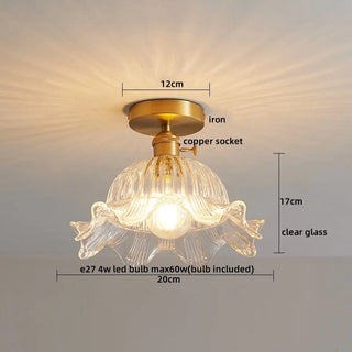 Celako™ Opalio Ceiling Light | Glass Bedroom Lighting