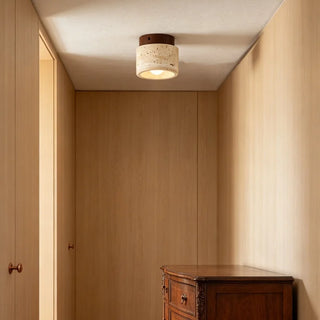 Celako™ Tevere Ceiling Light | Yellow Travertine Living Room Lighting