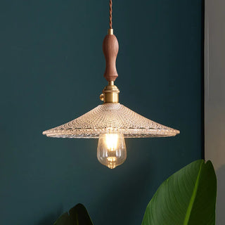 Celako™ Cuora Pendant Light | Copper Glass Bedroom Lighting