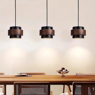 Celako™ Silvaterra Pendant Light | Black Travertine Bedroom Lighting