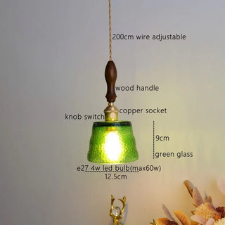 Celako™ Auriglass Pendant Light | Glass Stone Dining Room Lighting