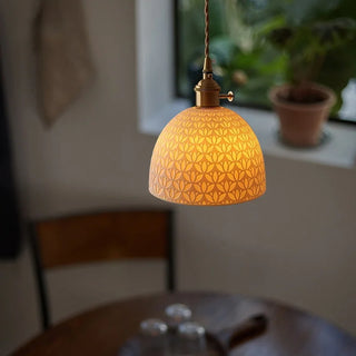 Celako™ Shiroco Pendant Light | Ceramic Bedroom Lighting