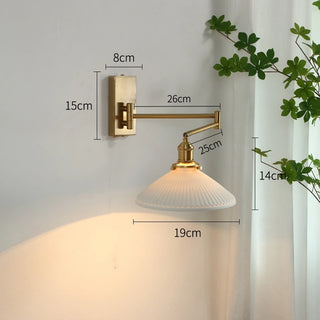 Celako™ Brillia Wall Light | Ceramic Bedroom Lighting