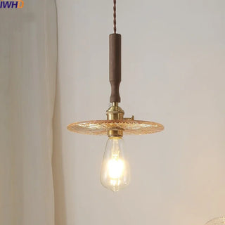 Celako™ Aurigla Pendant Light | Glass Copper Dining Room Lighting