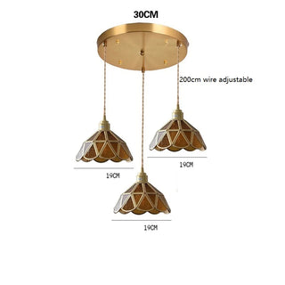 Celako™ Cuvela Pendant Light | Polished Copper Dining Room Lighting