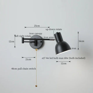 Celako™ Nerova Wall Light | Iron Modern Style Living Room Lighting