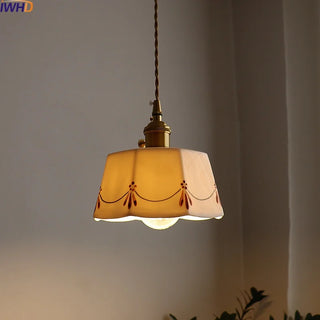Celako™ Porena Pendant Light | Ceramic Dining Room Lighting