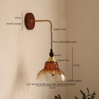 Celako™ Embero Wall Light | Glass Bedroom Lighting