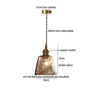 Celako™ Vitrelis Pendant Light | Clear Glass Kitchen Island Lighting