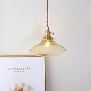 Celako™ Auriole Pendant Light | Glass Stone Bedroom Lighting