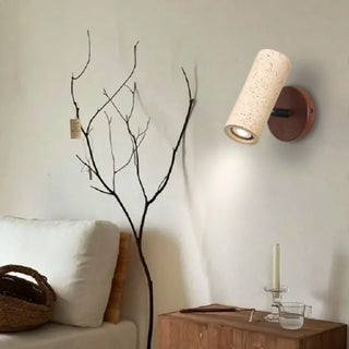 Celako™ Vertrino Wall Light | Yellow Travertine Wabi Sabi