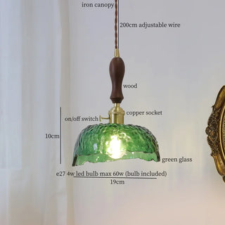Celako™ Capsula Pendant Light | Glass Bedroom Lighting