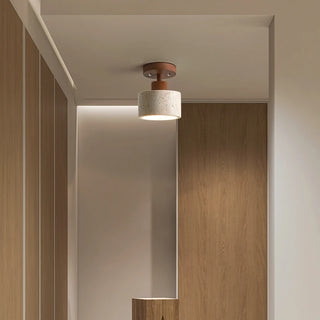 Celako™ Travia Ceiling Light | Travertine Entryway Lighting