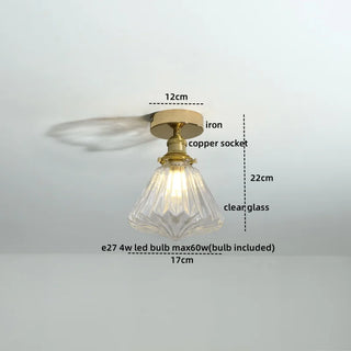 Celako™ Opalise Ceiling Light | Glass Copper Kitchen Island Lighting