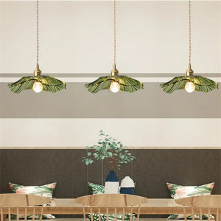 Celako™ Celadelle Pendant Light | Green Glass French Vintage Kitchen Island Lighting