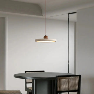 Celako™ Trevara Pendant Light | Yellow Travertine Japanese/Wabi Sabi