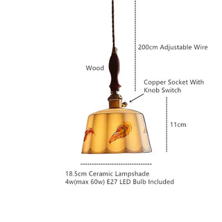 Celako™ Arclay Pendant Light | Ceramic Dining Room Lighting