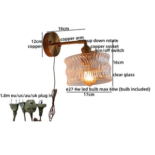 Celako™ Akagane Wall Light | Glass Japan Style