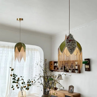 Celako™ Voilage Pendant Light | Cloth French Vintage Bedroom Lighting