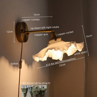 Celako™ Auricore Wall Light | Copper Bedroom Lighting