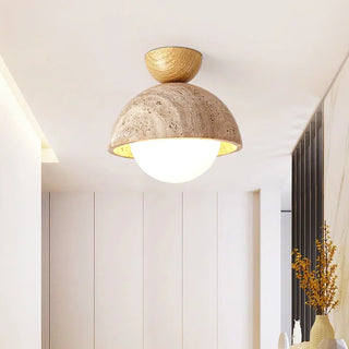 Celako™ Tibrelle Ceiling Light | Yellow Travertine Living Room Lighting