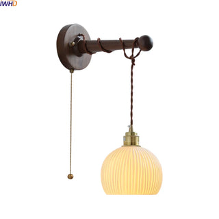Celako™ Ceralin Wall Light | Ceramic Bedside Lighting