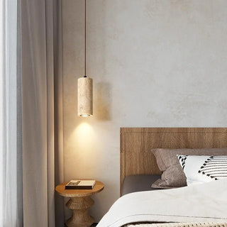 Celako™ Travone Pendant Light | Yellow Travertine Minimalism Living Room Lighting
