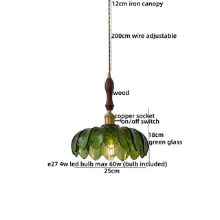 Celako™ Okumo Pendant Light | Glass Japan Style Bedroom Lighting