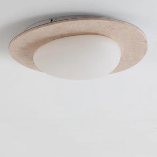 Plafonnier Celako™ Lucivertine | Travertin Jaune Style Moderne