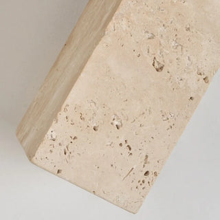 Celako™ Ishido Wall Light | Yellow Travertine Living Room Lighting