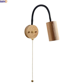 Celako™ Ashiwa Wall Light | Ash Wood Bedside Lighting