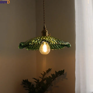Celako™ Verdora Pendant Light | Green Glass Kitchen Island Lighting