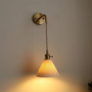 Celako™ Argile Wall Light | Ceramic Vintage Bedroom Lighting