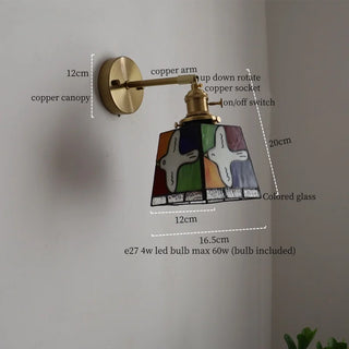 Celako™ Cuvitra Wall Light | Glass Bedroom Lighting