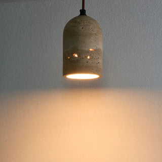 Celako™ Poroso Pendant Light | Yellow Travertine Kitchen Island Lighting