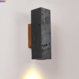 Celako™ Striato Wall Light | Black Travertine Vintage