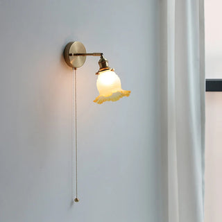 Celako™ Floreta Wall Light | Glass Bedside Lighting