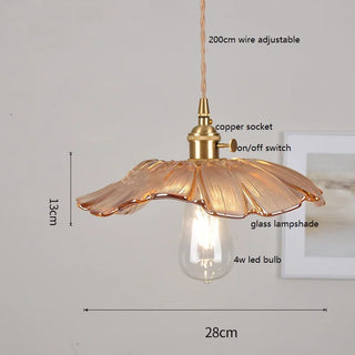 Celako™ Lunare Pendant Light | Glass Stone Bedroom Lighting