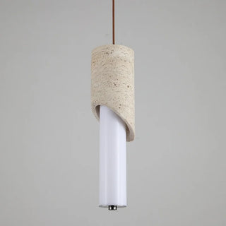 Celako™ Tufina Pendant Light | Yellow Travertine Wabi Sabi Kitchen Island Lighting